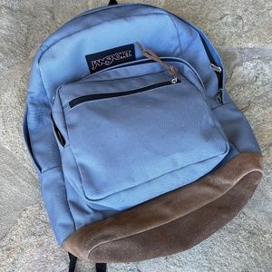 Jansport Backpack with leather bottom